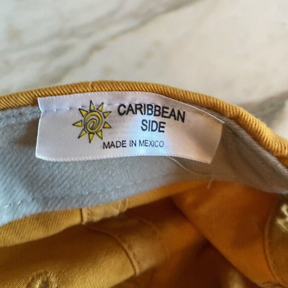Cancun Mexico Yellow Baseball Cap Adjustable Strapback Travel Vaction - Picture 6 of 7